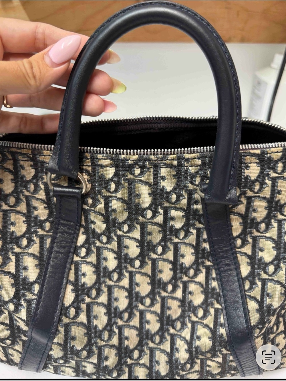 Christian Dior Diorissimo Boston Trotter Bag with Authentic Lock & Key (w/ COA) - Picture 10 of 15